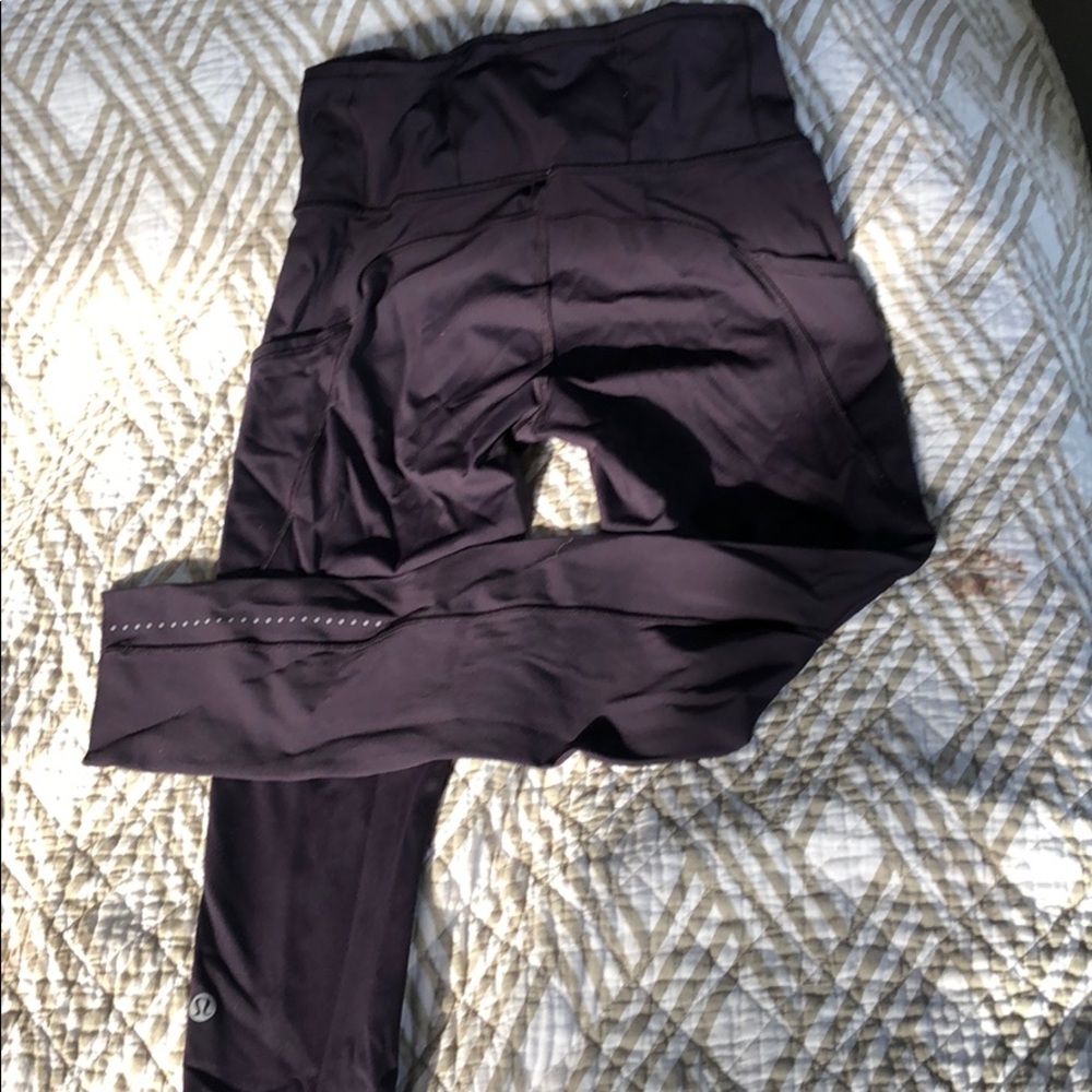 Plum lululemon pants